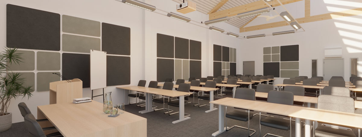 Raumakustisches 3D-Rendering
